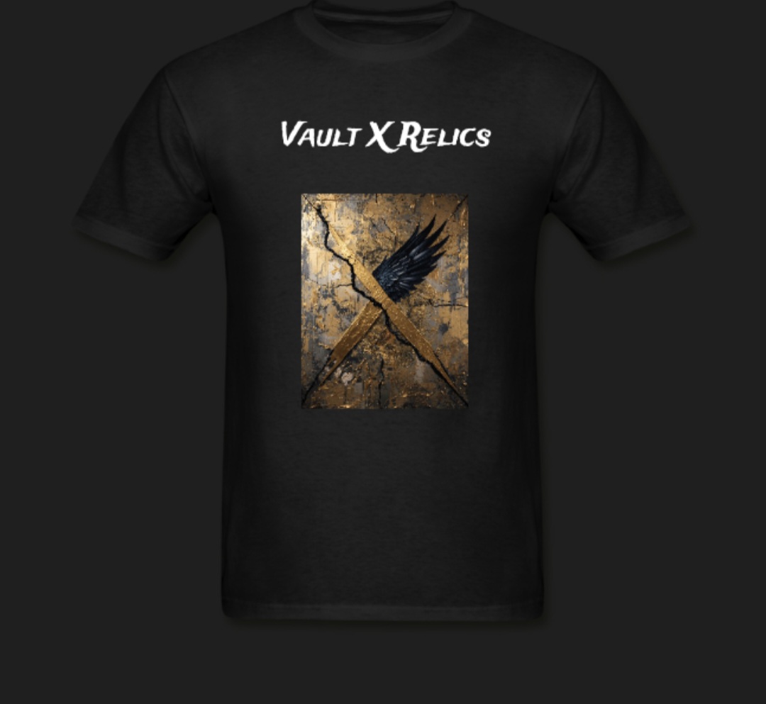 Full Black Tee Front View